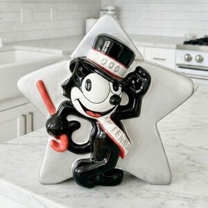 Felix The Cat ~ Clay Art Millennium Cookie Jar ~ Very Collectible